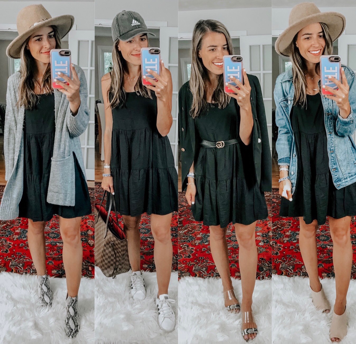4 Ways to Wear this $25 dress - Pines and Palms